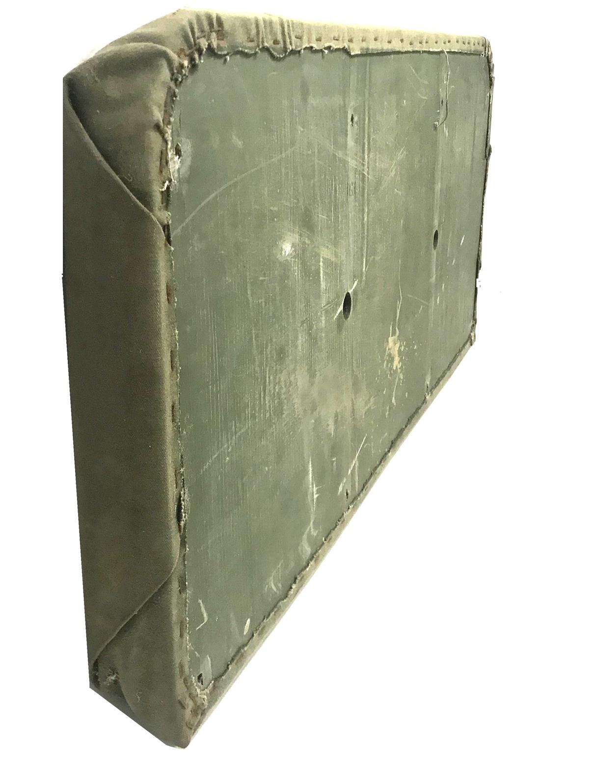 9M-790 | 9M-790  Passenger Bench Seat back Cushion Green Canvas (USED) (407).jpeg