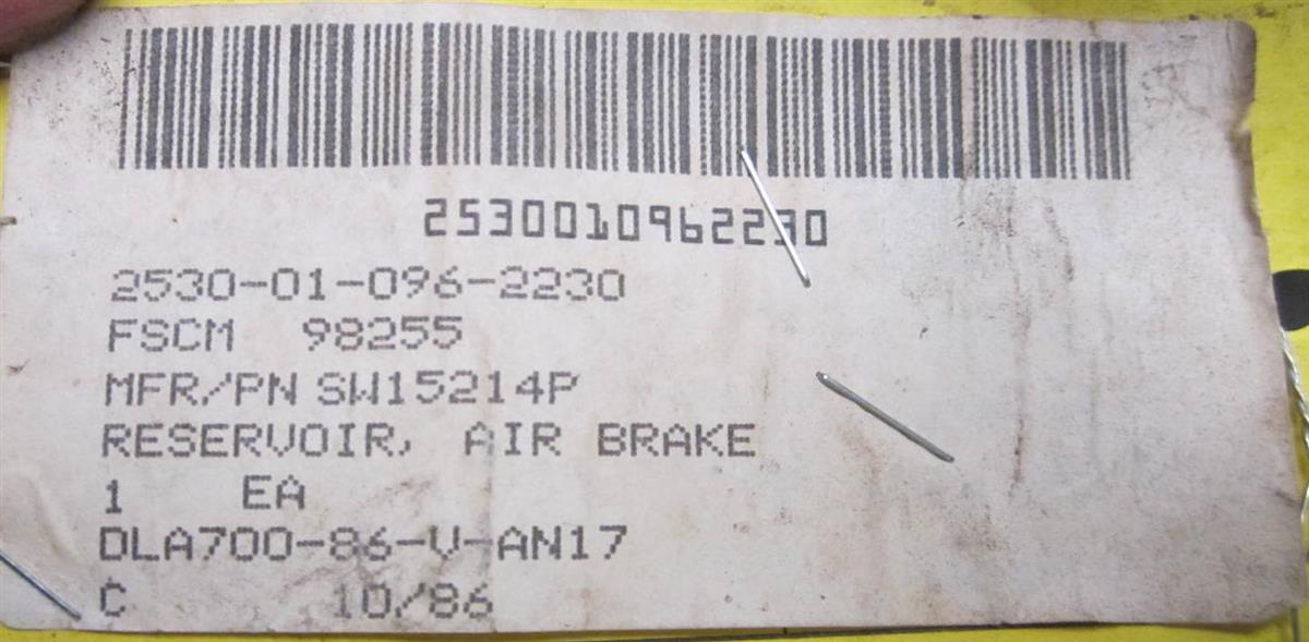 TR-330 | Air Brake Reservoir Pressure Tank M970 (4).JPG