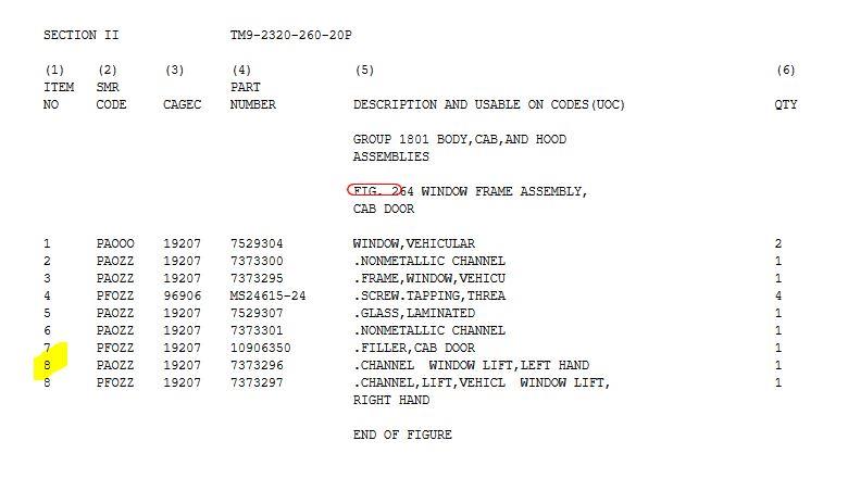 COM-5699 | COM-5699 Left Door Window Glass Channel Lift dia2.JPG