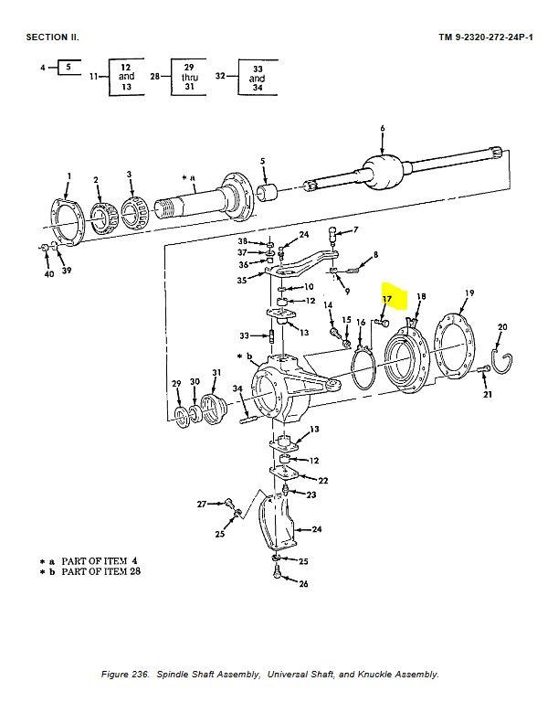 COM-5730 | COM-5730 Front Steering Clamp Bolt-Nut Set CUCV Boot 5 Ton Dia 1.JPG