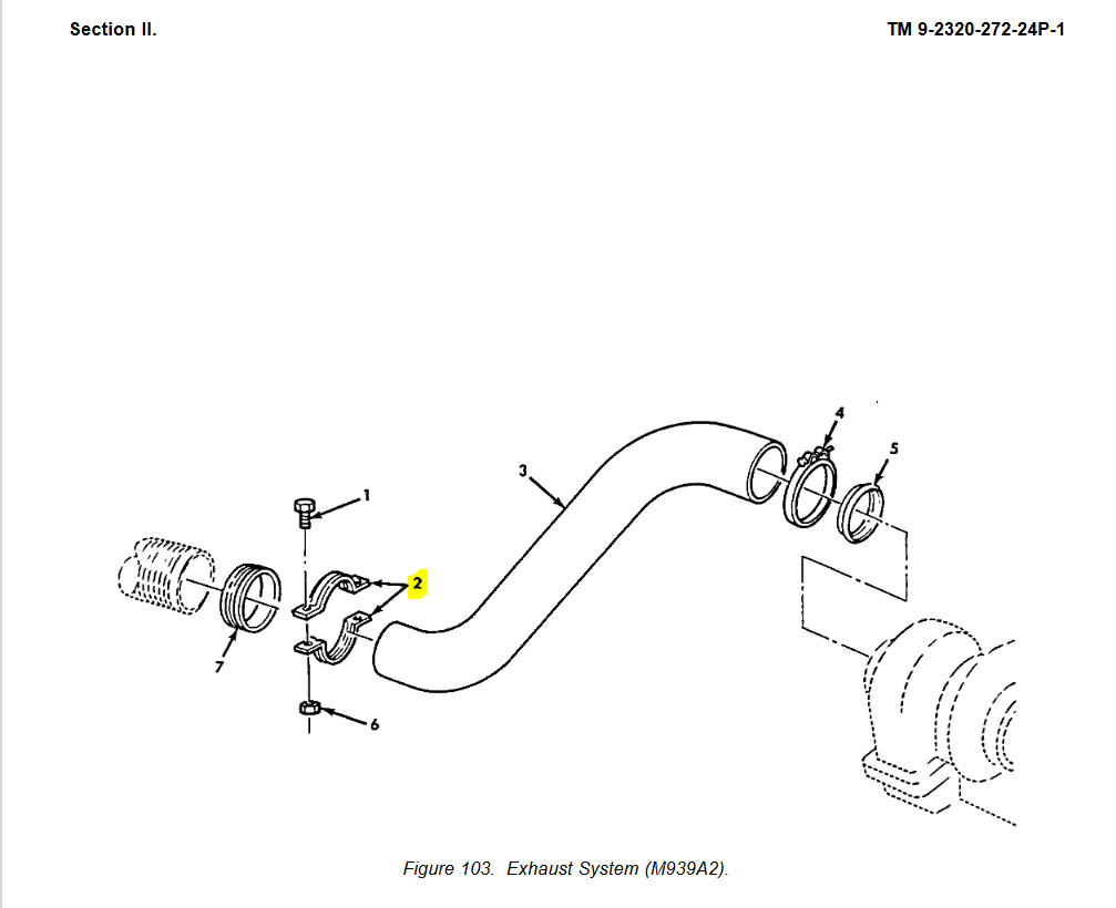 COM-5770 | COM-5770 Exhaust Pipe Clamp M35A3 M939A1 M939A2 Dia 3.PNG