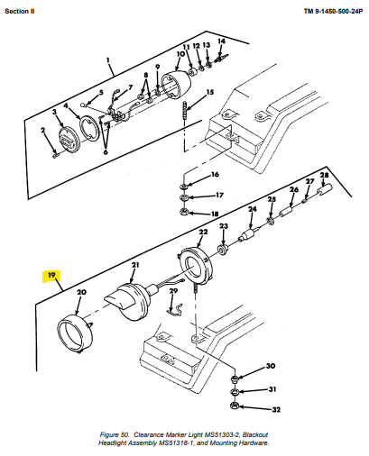 COM-5982 | COM-5982  Blackout Headlight 24 Volt Drive Light Metal Housing Common Application (1).png
