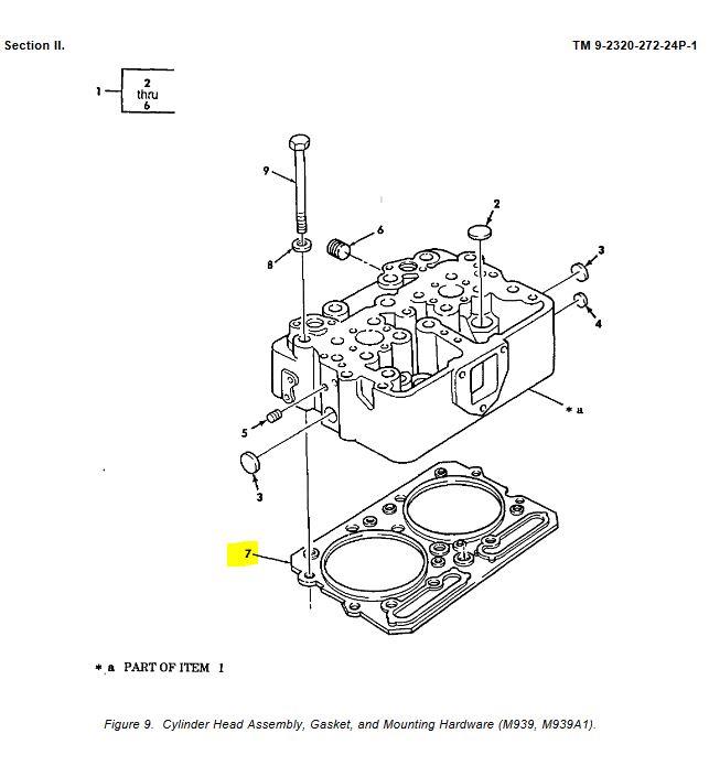 9M-1822 | Cylinder Head Section Gasket Dia1.JPG