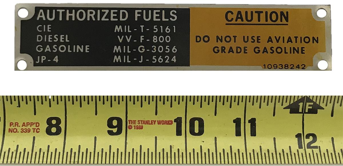DT-459 | DT-459  Authorized Fuels Caution Data Tag (4).jpg