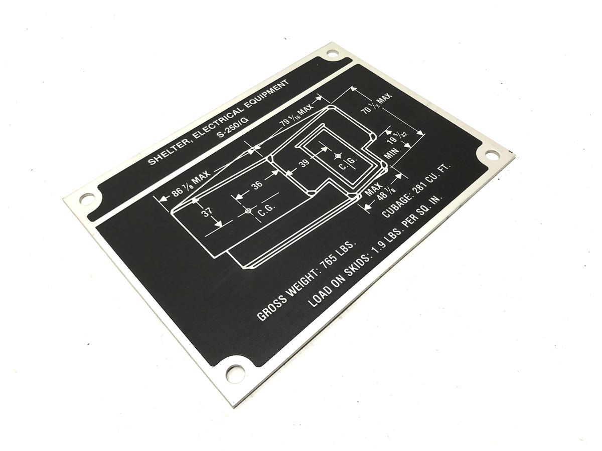 DT-490 | DT-490 S-250G Electrical Equipment Shelter Data Plate (4).jpg