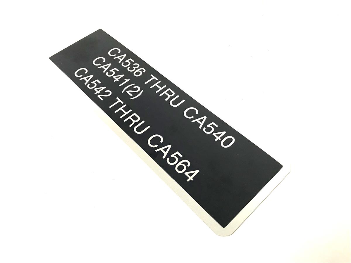 DT-499 | DT-499 CA536 THRU CA540 Identification Plate (4).jpg