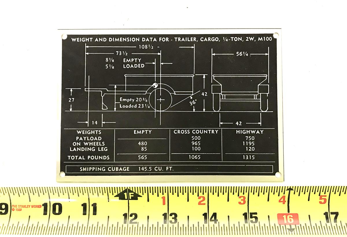 DT-508 | DT-508 14 Ton Cargo Trailer Weight and Dimension Data Plate (4).jpg