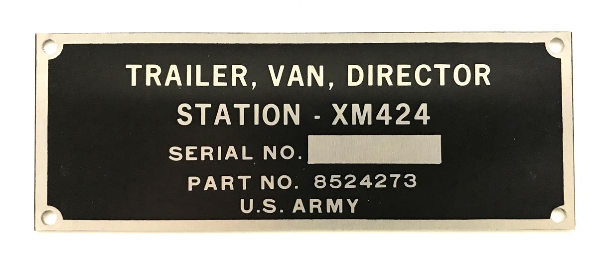 DT-513 | DT-513 Trailer Van Director Station Identification Plate (1).jpg