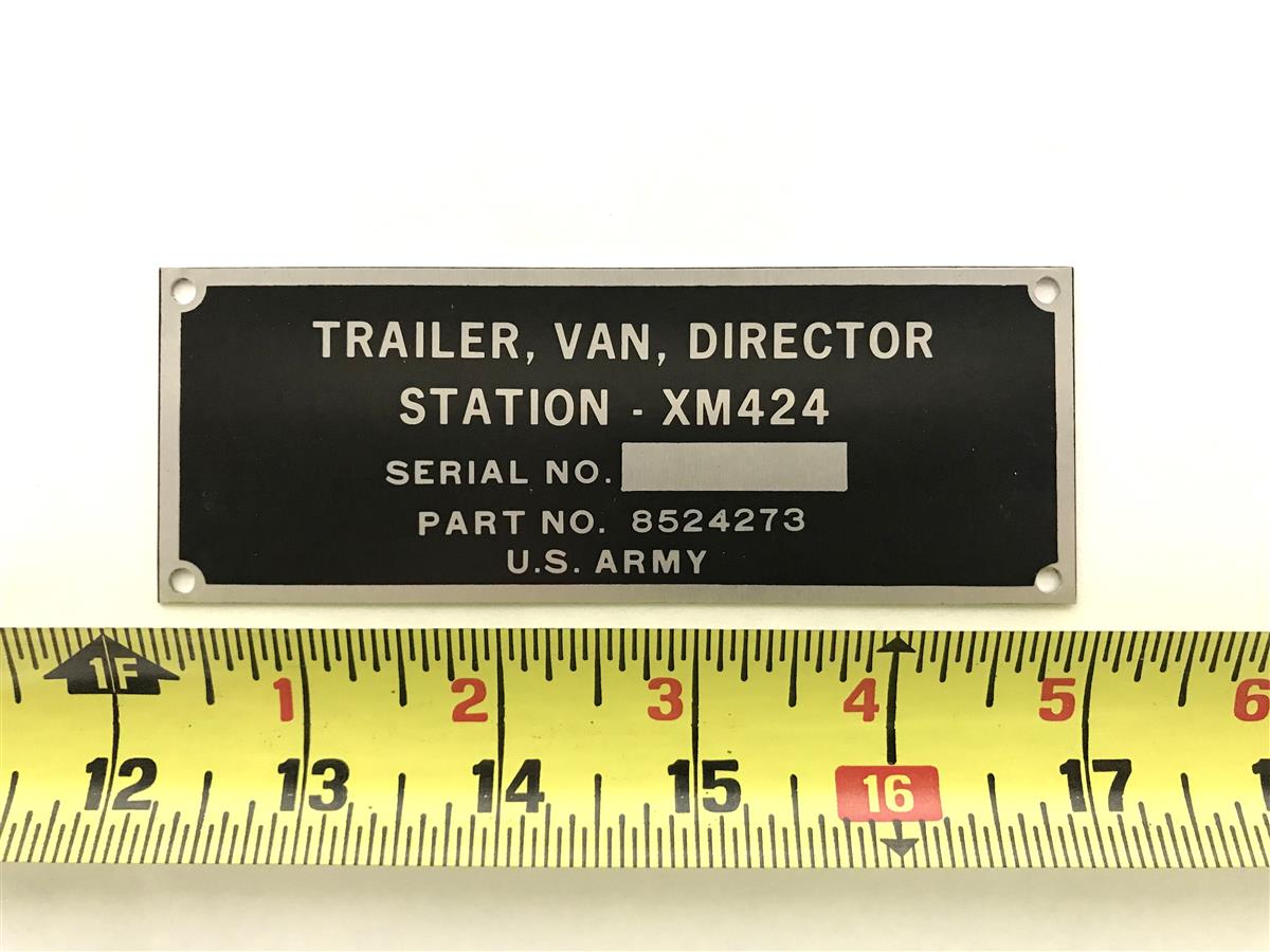DT-513 | DT-513 Trailer Van Director Station Identification Plate (2).jpg