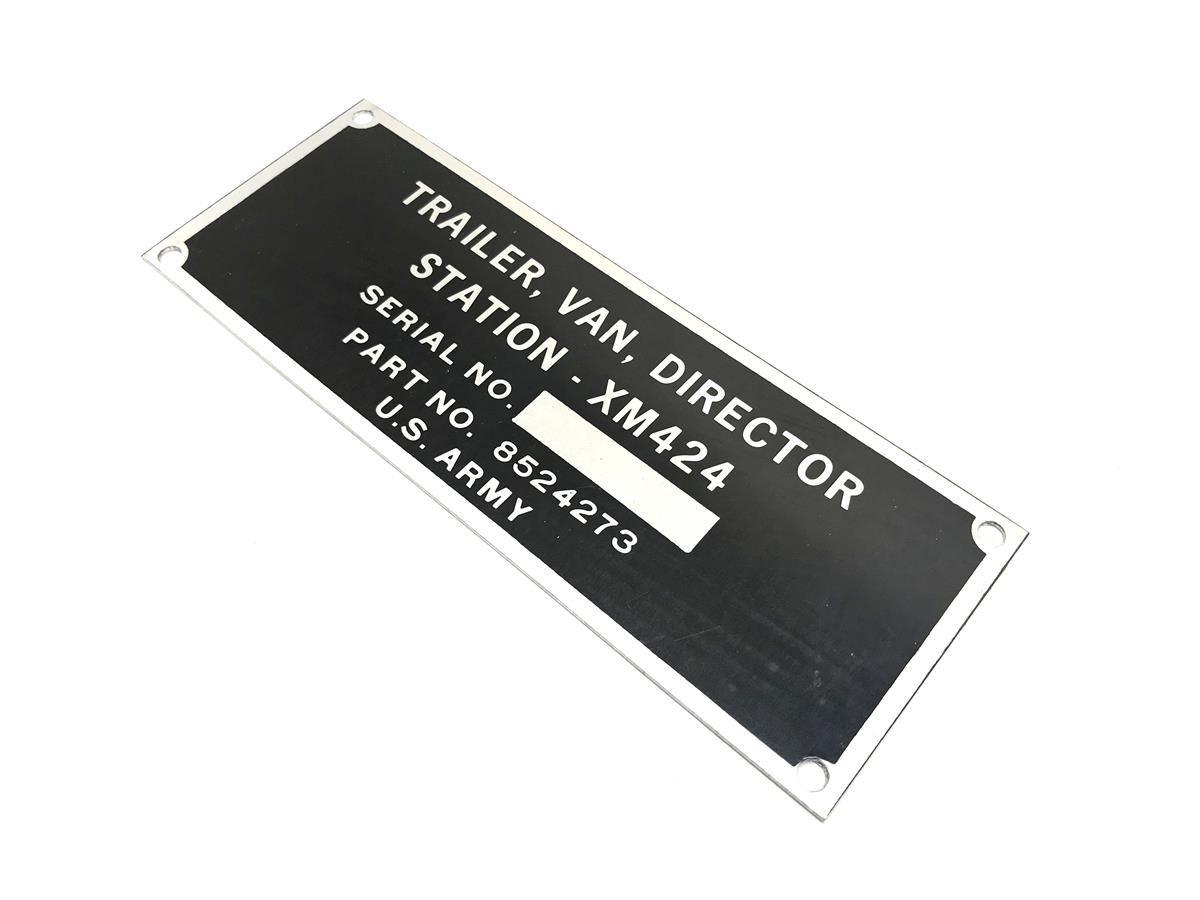 DT-513 | DT-513 Trailer Van Director Station Identification Plate (5).jpg