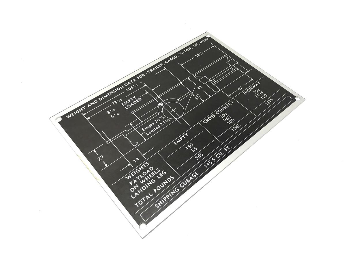 DT-518 | DT-518 14 Ton Cargo Trailer Weight and Dimension Data Plate (4).jpg