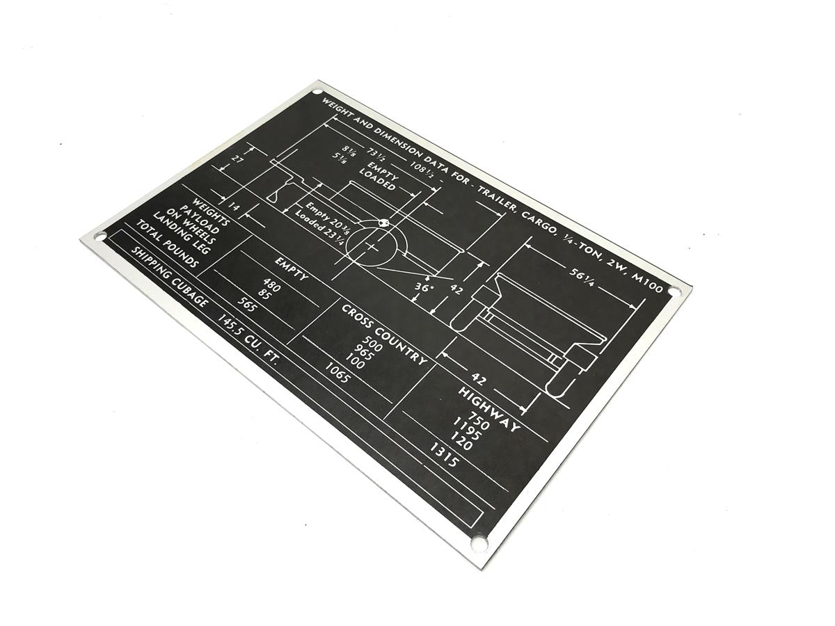 DT-518 | DT-518 14 Ton Cargo Trailer Weight and Dimension Data Plate (5).jpg