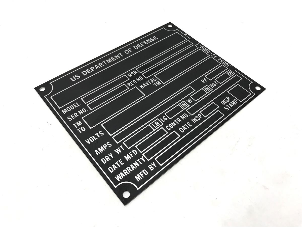 DT-529 | DT-529 US DOD Identification Data Plate (2).jpg