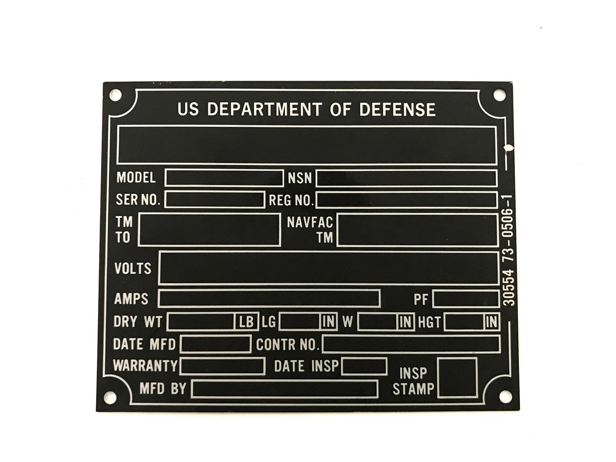 DT-529 | DT-529 US DOD Identification Data Plate (4).jpg