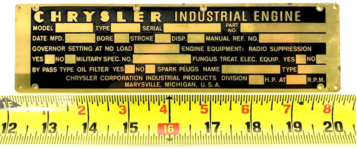 DT-532 | DT-532 Chrysler Industrial Engine Rebuild Tag (4).jpg