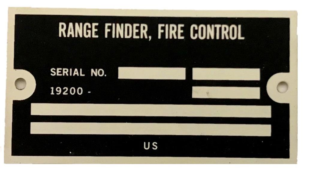 DT-534 | DT-534 Fire Control Range Finder Data Plate (3).jpg
