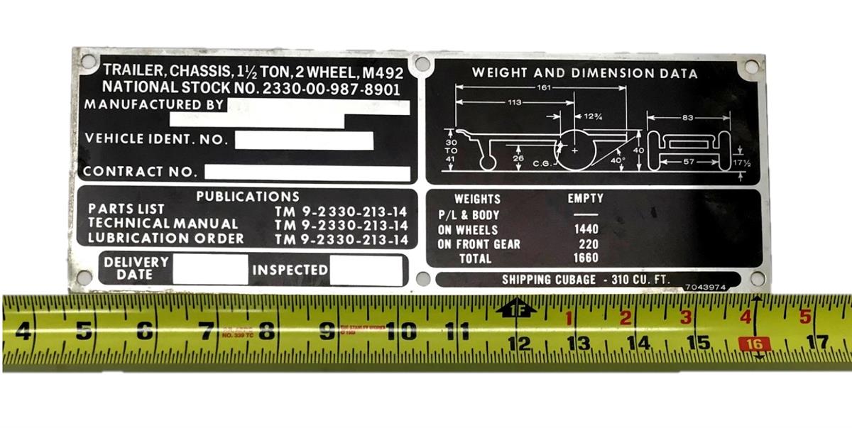 DT-551 | DT-551  M492 Chassis Trailer Weight and Dimension Data Plate (5).jpg