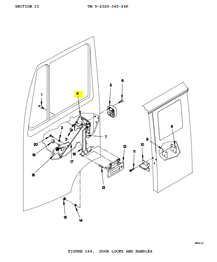 FM-136L | FM-136L Door Latch Driver Left Hand Side FMTV LMTV DIA (1).JPG