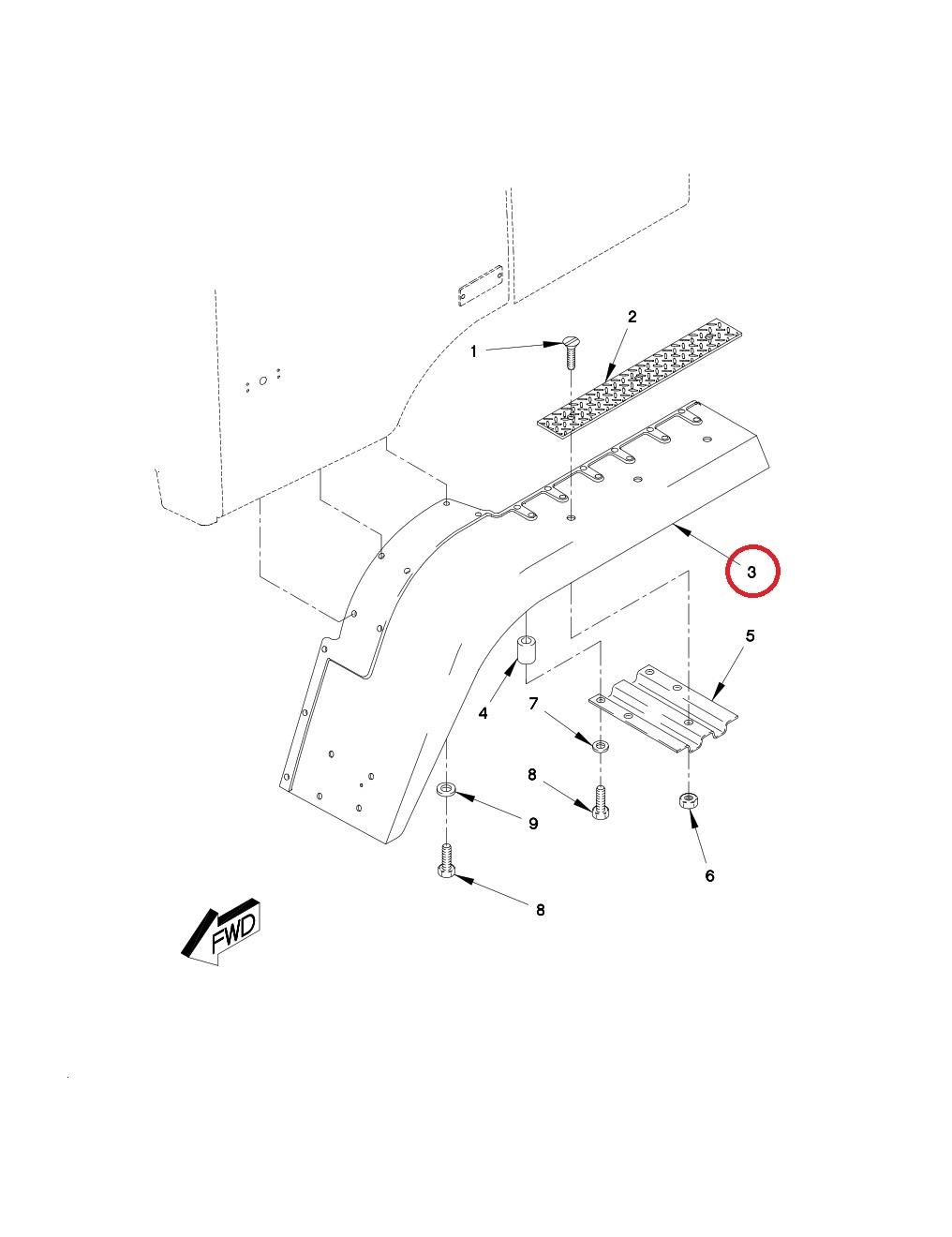 FM-296 | FM-296 LMTV FMTV Left Hand (LH) Front Fender Parts Diagram.jpg