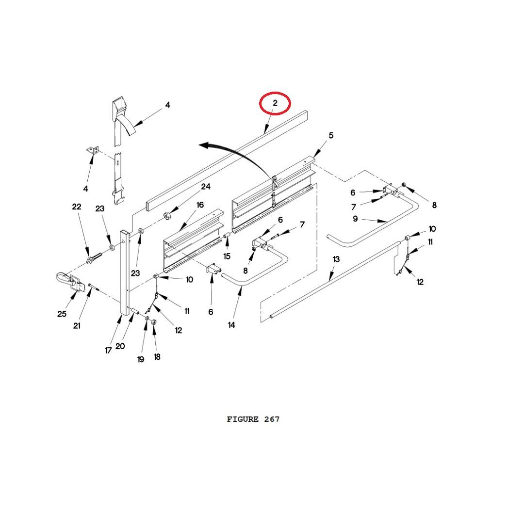 FM-327 | FM-327 FMTV 93 Inch Upper Troop Seat Support Beam Parts Diagram (Large).jpg