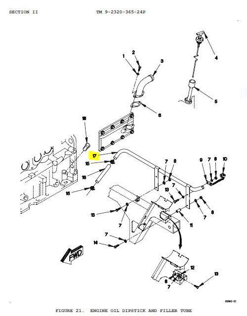 FM-519 | FM-519  Oil Fill Tube Branched Metallic FMTV (1).JPG