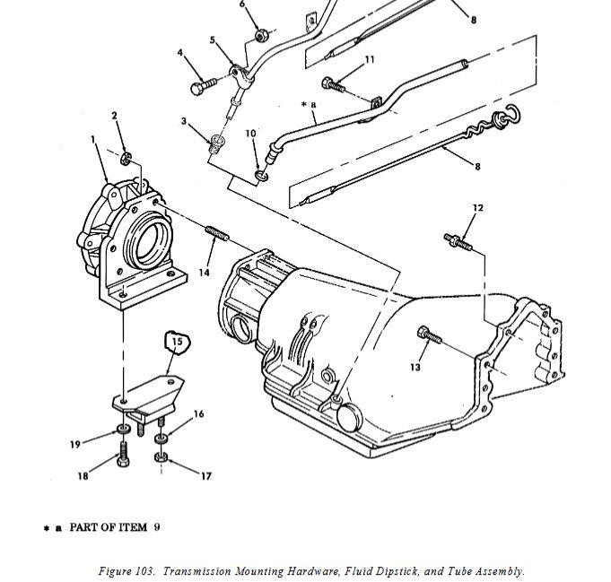 HM-1274 | HM- 1274  Transmission Crossmember With Mounting Bracket.JPG