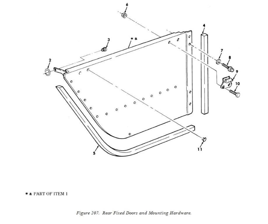 HM-1008 | HM-1008  HMMWV Left Rear Door Filler (8).JPG