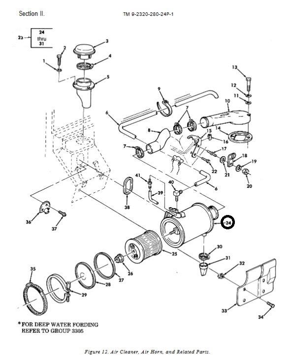 HM-1188 | HM-1188 Air Filter Housing Assembly HMMWV.jpg