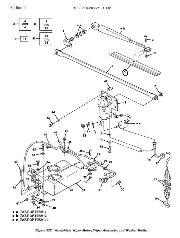 HM-1234 | HM-1234  HMMWV Windshield Wiper Blade.JPG