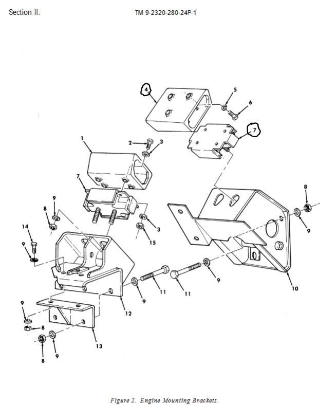HM-1277 | HM-1277  Left Side Engine Mount Bracket With Resilent Mount.JPG