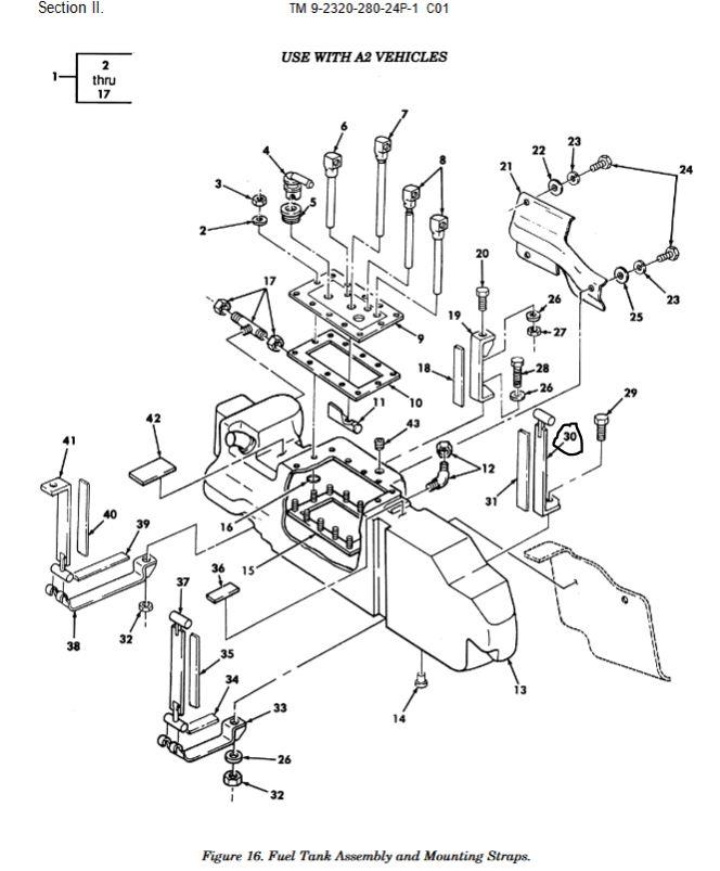HM-1284 | HM-1284  Fuel Tank Retaining Band Strap HMMWV.JPG