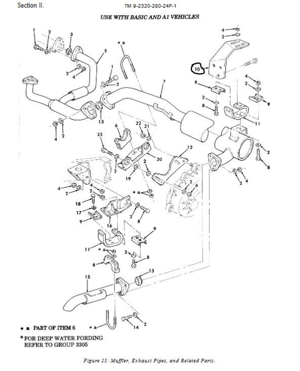 HM-1306 | HM-1306  Engine Exhaust Hanger HMMWV.JPG
