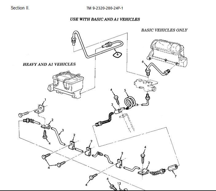 HM-1345 | HM-1345  Rear Brake Line Tube HMMWV.JPG