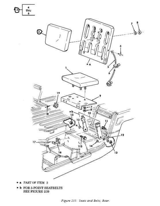 HM-1354 | HM-1354 Rear Back Seat Frame With Cushion HMMWV.JPG