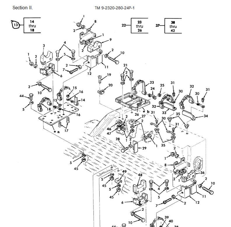 HM-1391 | HM-1391  Front Gun Mount Plate Assembly HMMWV.JPG