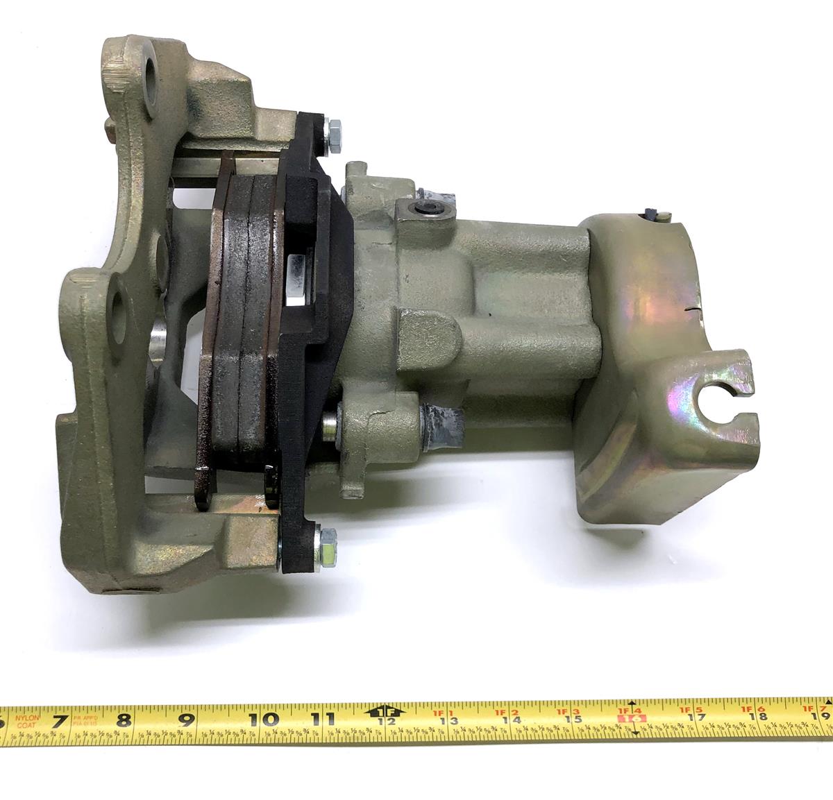 HM-1614 | HM-1614 Left Rear Brake Caliper with Parking Brake Bracket and Brake Pads HMMWV (2).JPG