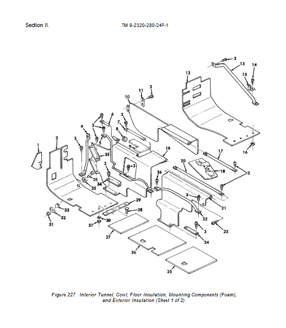 HM-1869 | HM-1869 Front Left Hand Green Interior Insulation Panel HMMWV (1).png