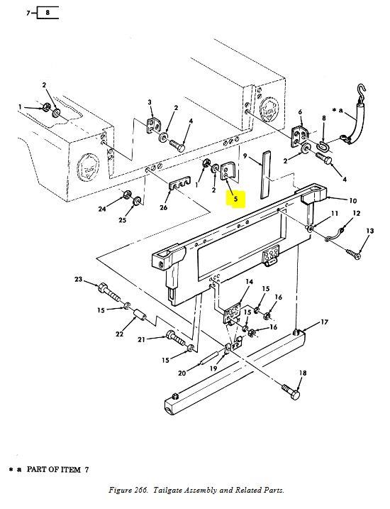 HM-1958 | HM-1958  Tailgate Chain Mounting Bracket HMMWV (5).JPG