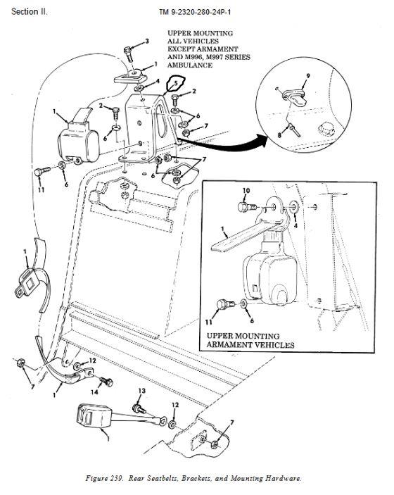 HM-228 | HM-228  Rear Seat Belt Bracket.JPG