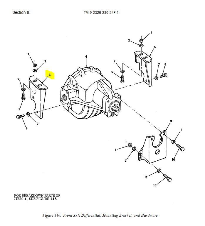 HM-3468 | HM-3468 Left Front Axle Mounting Bracket HMMWV (18).JPG