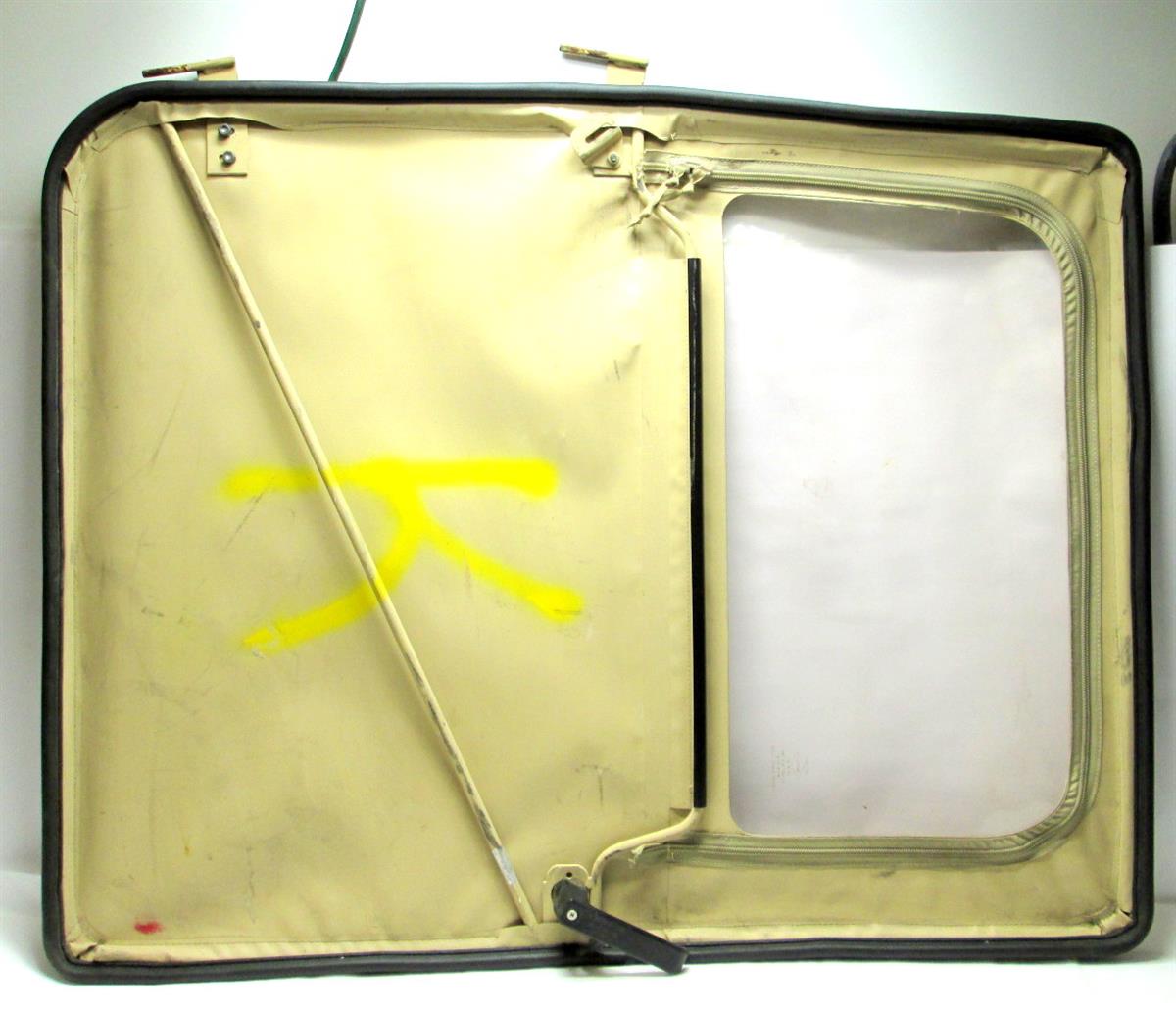 HM-3511 | HM-3511 Right Front Passenger Side Tan Vinyl Soft Door HMMWV (4).JPG