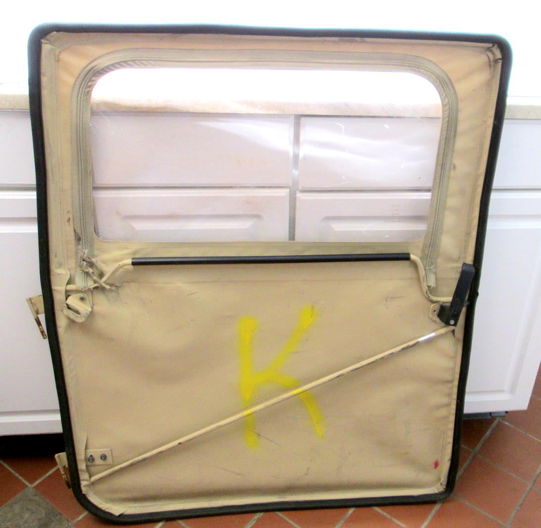 HM-3511 | HM-3511 Right Front Passenger Side Tan Vinyl Soft Door HMMWV (6).JPG
