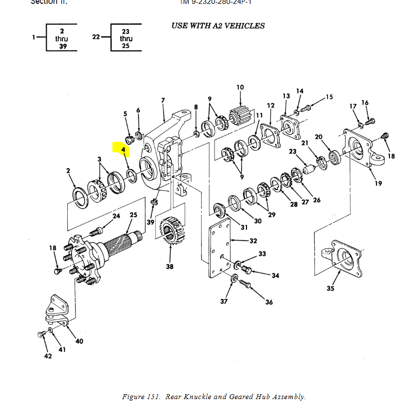HM-3569 | HM-3569 Outer Spacer Ring Front and Rear Knuckle Geared Hub Assembly HMMWV Dia(3).JPG