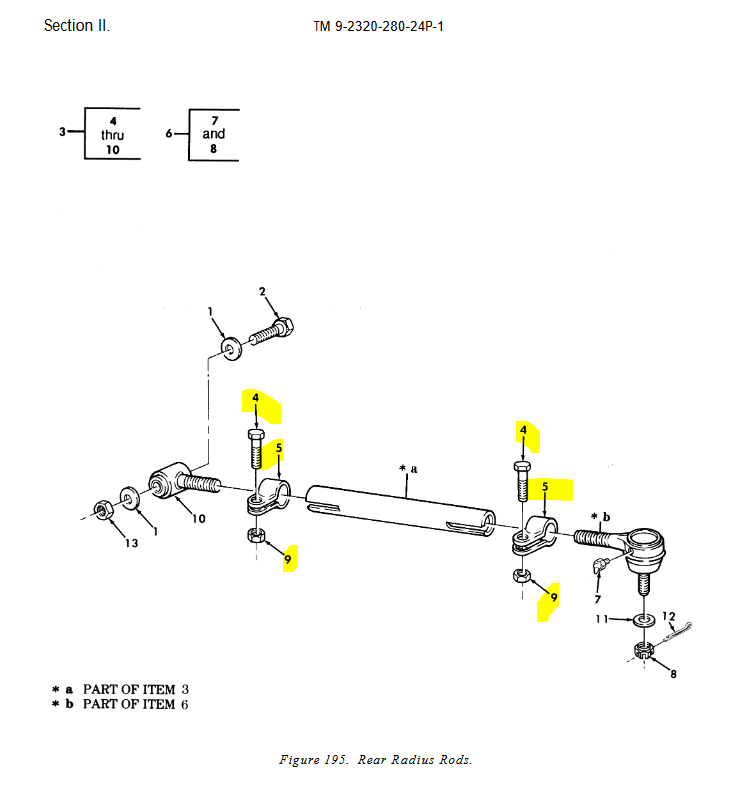Tie Rod End Clamp Loop with Bolt HMMWV