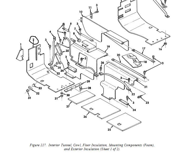 HM-464 | HM-464  HMMWV Driver's Side Front Floor Thermal Insulation Panel.JPG