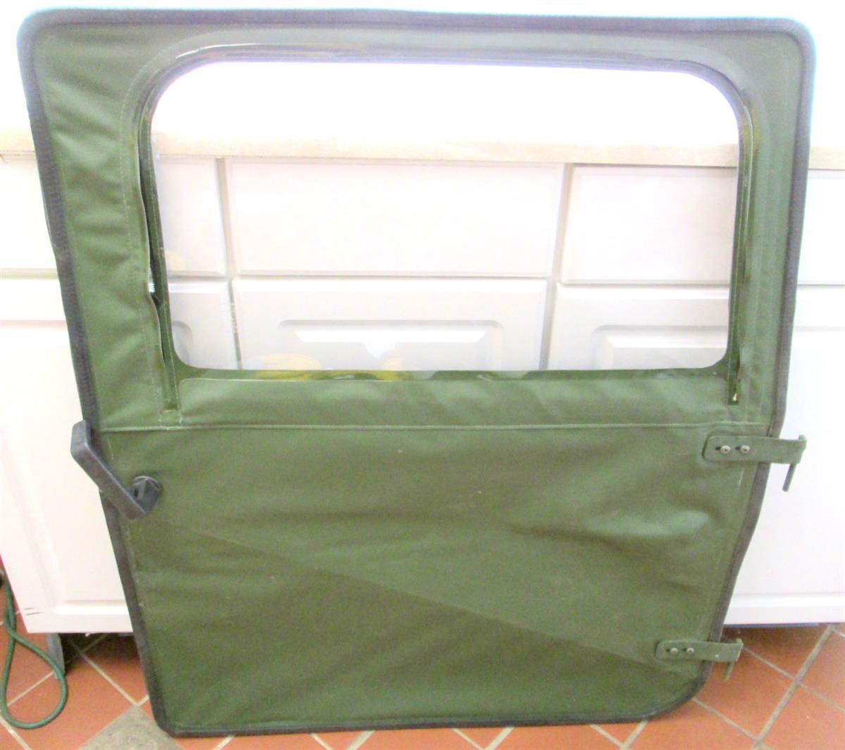 HM-521 | Green Front Passenger Side Vinyl Soft Door HMMWV