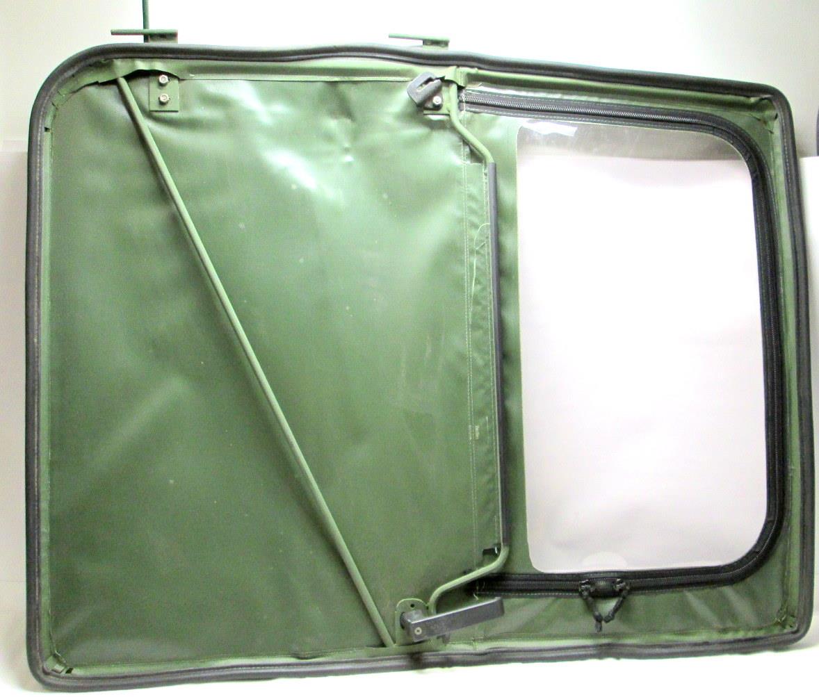 HM-521 | Green Front Passenger Side Vinyl Soft Door HMMWV