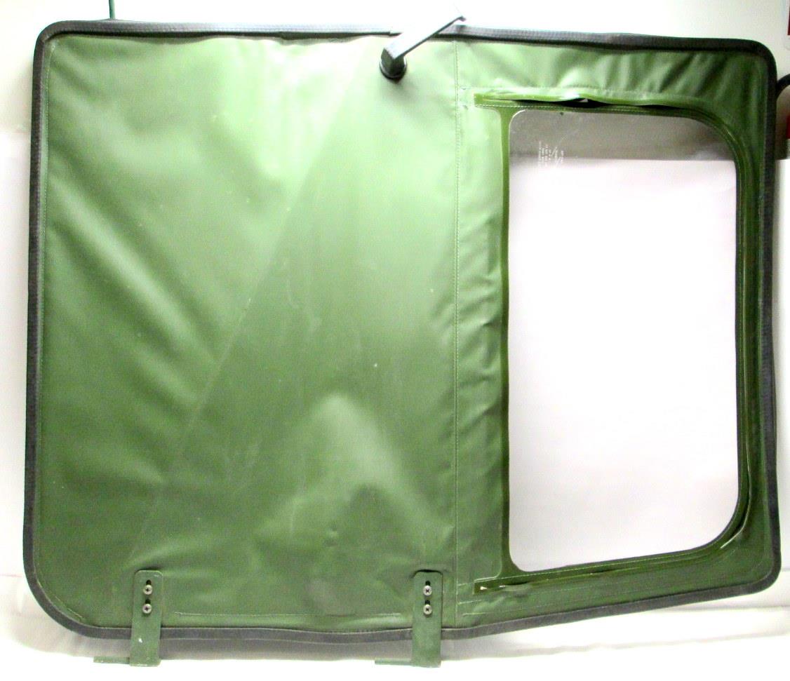 HM-521 | Green Front Passenger Side Vinyl Soft Door HMMWV