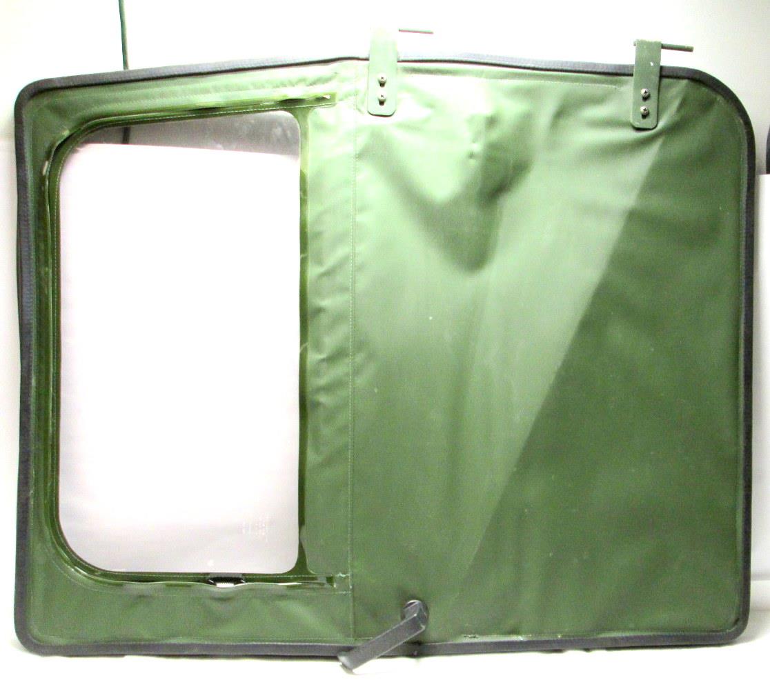 HM-521 | Green Front Passenger Side Vinyl Soft Door HMMWV
