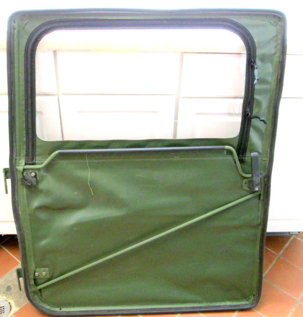 HM-521 | Green Front Passenger Side Vinyl Soft Door HMMWV